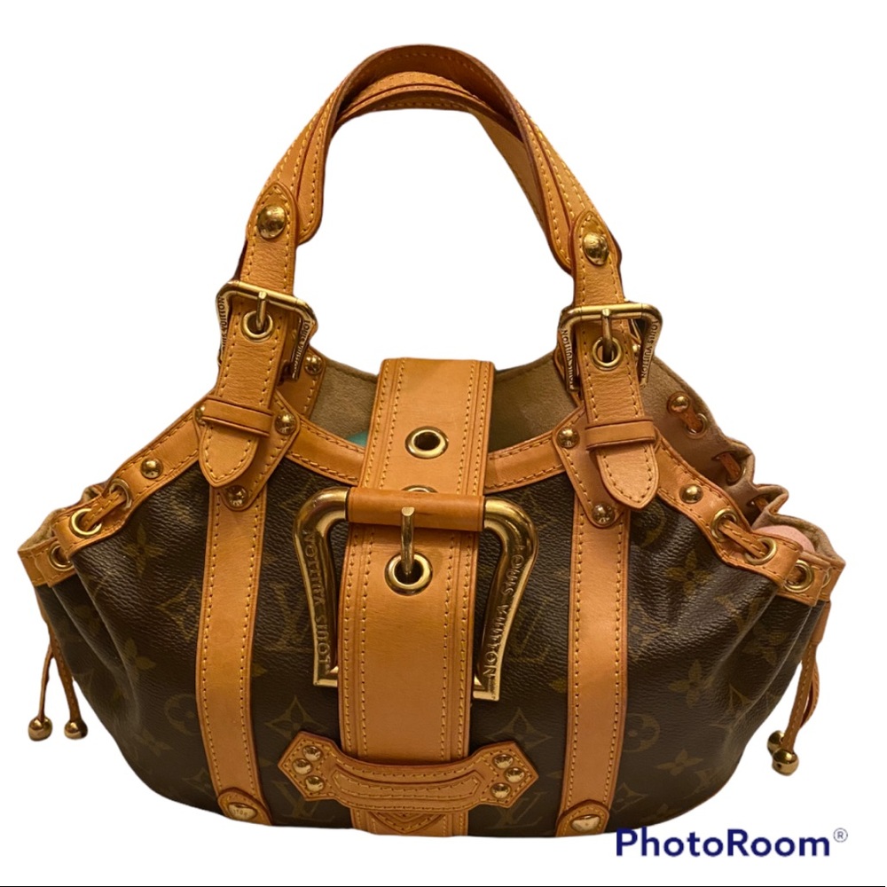 RARE LIMITED EDITION LOUIS VUITTON THEDA HANDBAG MONOGRAM LV 2003 AUTHENTIC - Picture 9 of 16